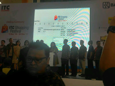 Suasana closing ceremony itc shopping festival