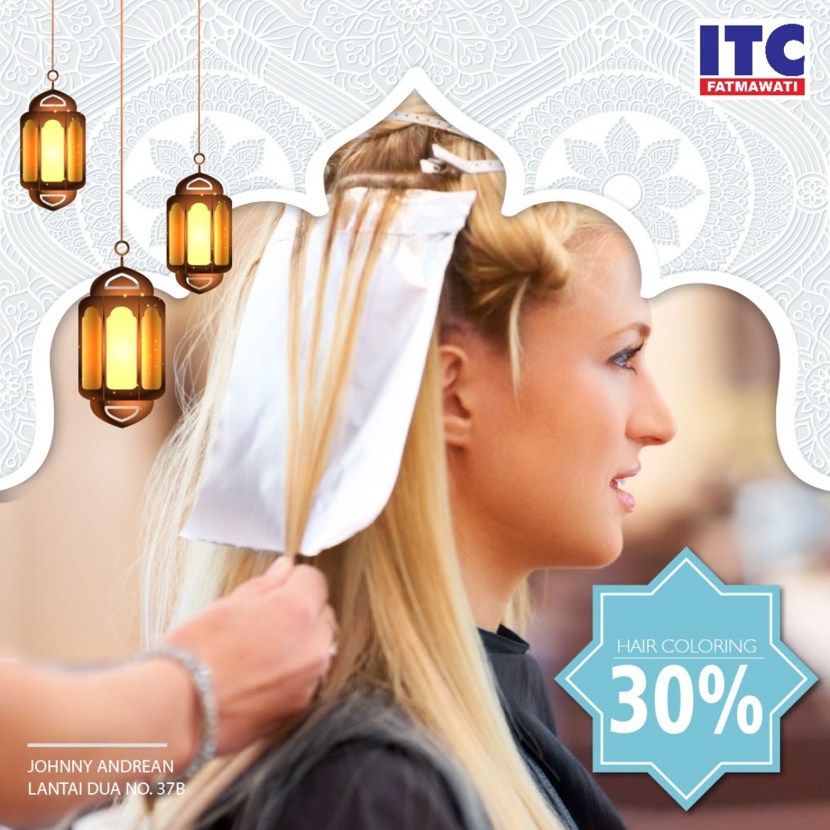 Promo Coloring Rambut di Johnny Andrean Hanya Seratus Ribuan | ITC