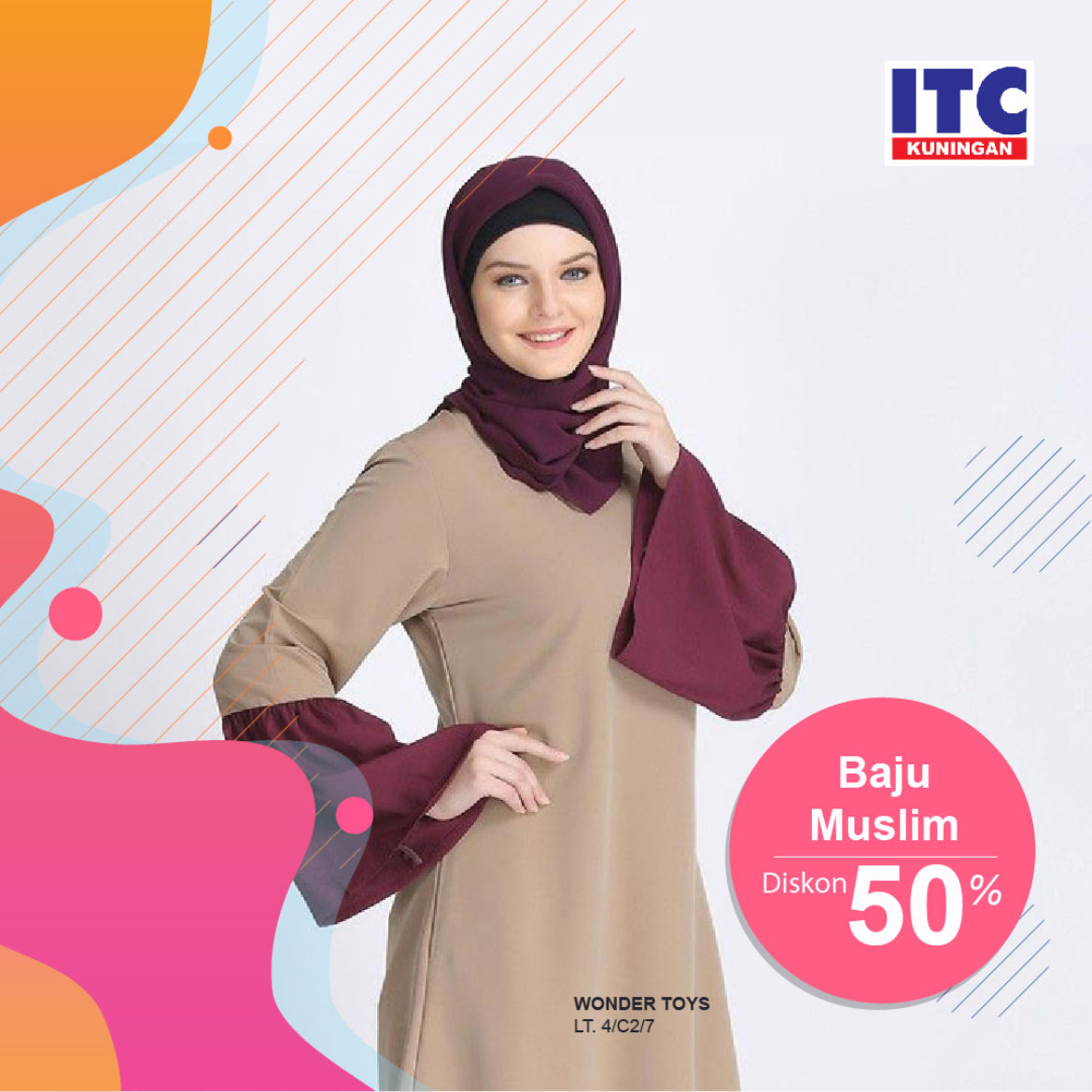 Diskon 50 Persen Baju  Muslim di ITC  Kuningan  ITC  