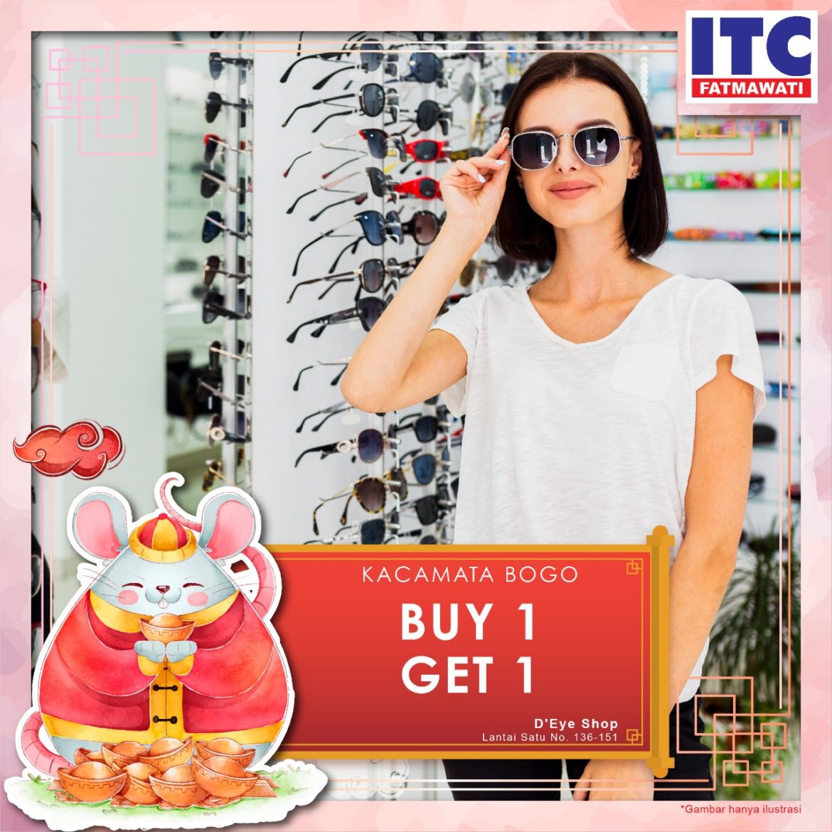 Kacamata Promo Buy 1 Get 1 di ITC Fatmawati | ITC SHOPPING