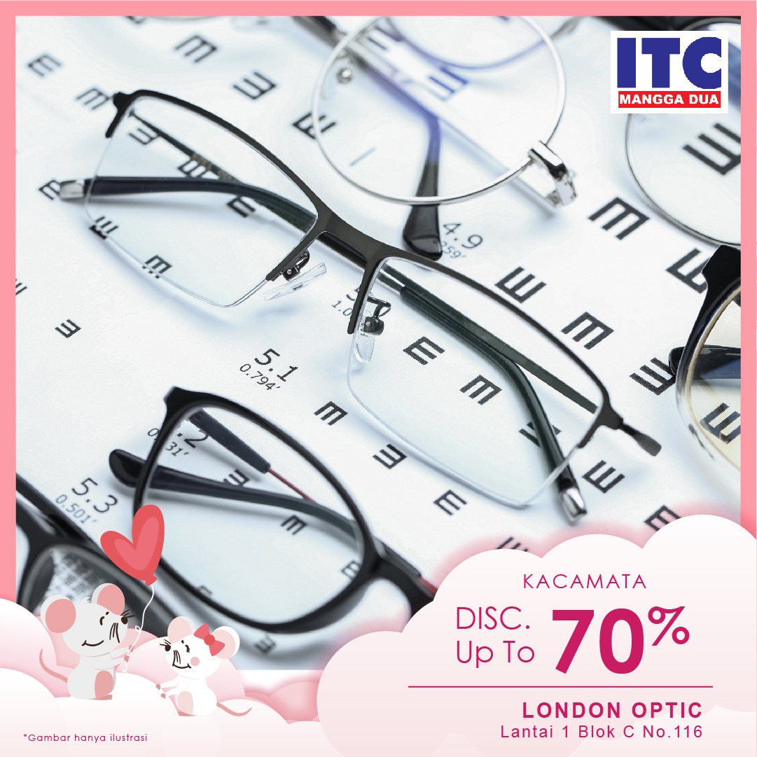 Kacamata Diskon Up To 70 Persen di ITC Mangga Dua | ITC